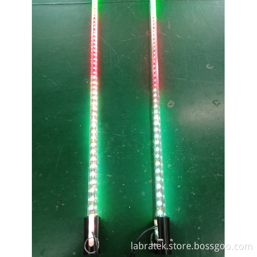 Hot Selling Mining Safety Led Whip With Reflective flag for Warning